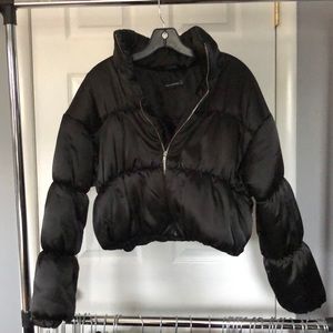Cropped Puffer Coat